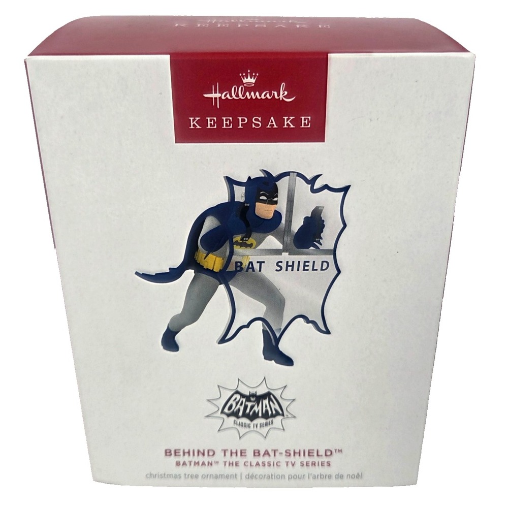 2025 Hallmark Batman Behind the Bat-Shield Classic TV Series Ornament QXI8392